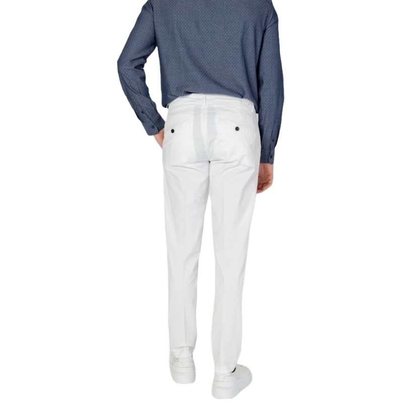 Antony Morato White Cotton Chinos for Effortless Elegance