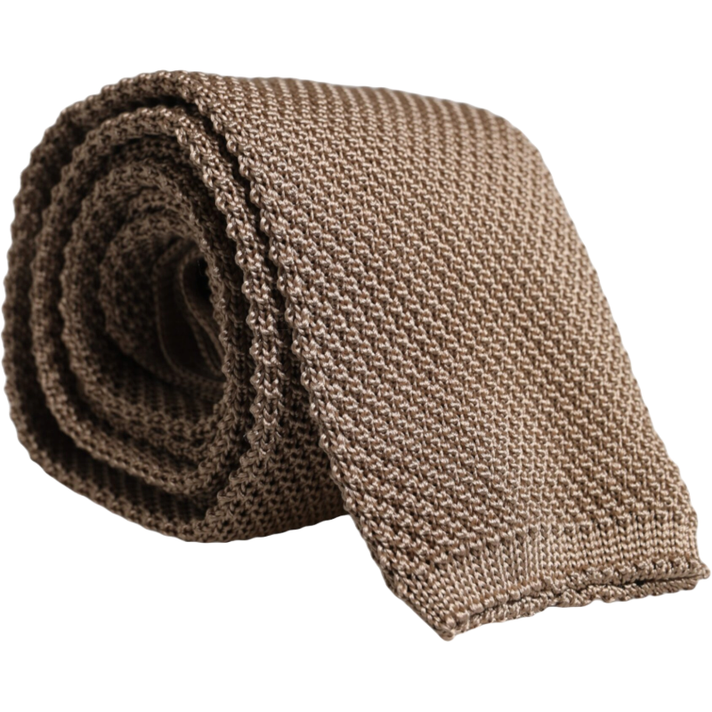 Dolce & Gabbana Brown Silk Adjustable Necktie Tie Elegance