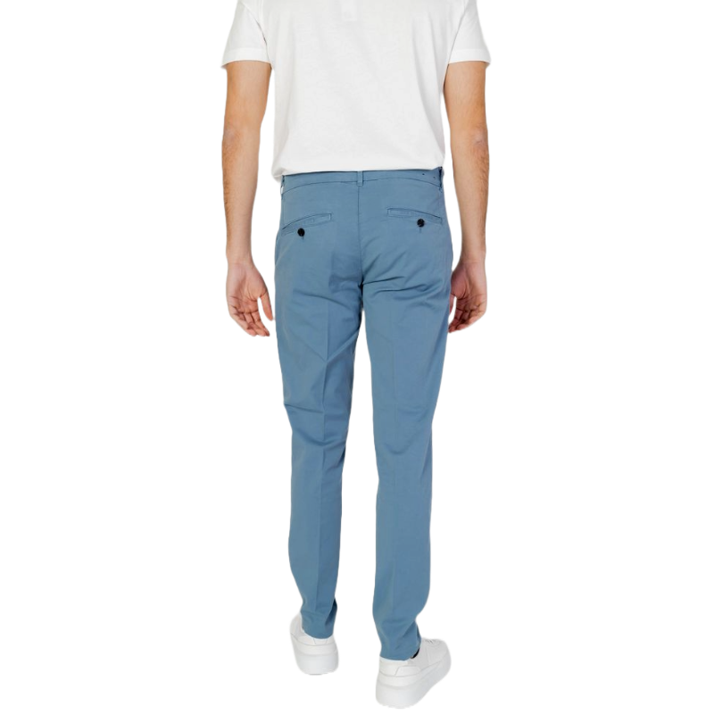 Antony Morato Blue Cotton Chinos for Elevated Elegance