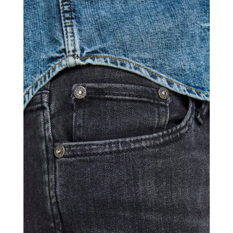 Jack & Jones Black Cotton Jeans for Elevated Style