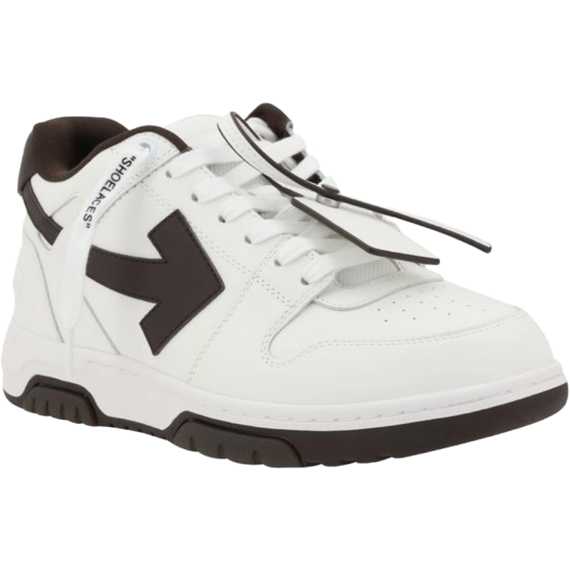 Off-White White Leather Out Of Office Sneakers for Elevated Street Style