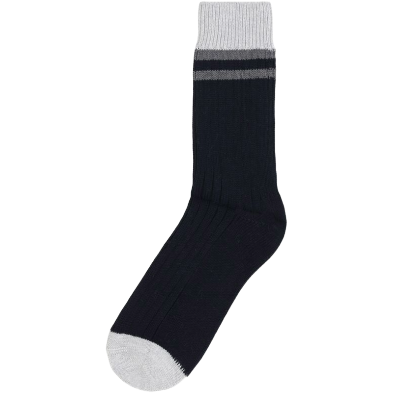Brunello Cucinelli Navy Cotton Socks for Timeless Sophistication