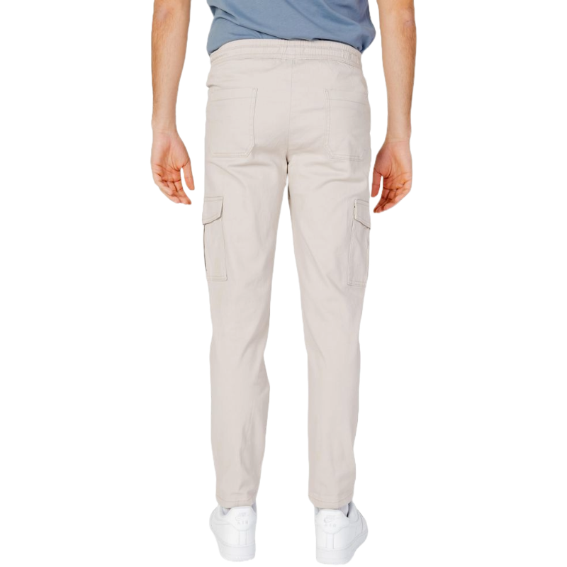 Only & Sons Beige Cotton Cargo Pants for Effortless Elegance