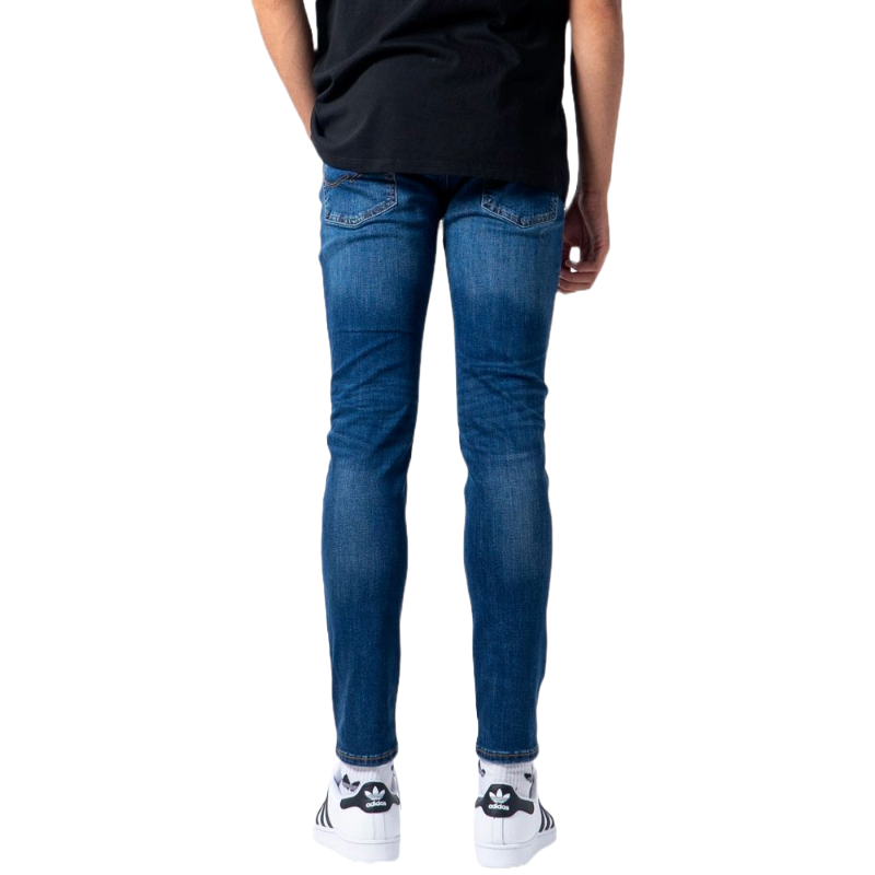 Jack & Jones Blue Cotton Jeans for Effortless Elegance