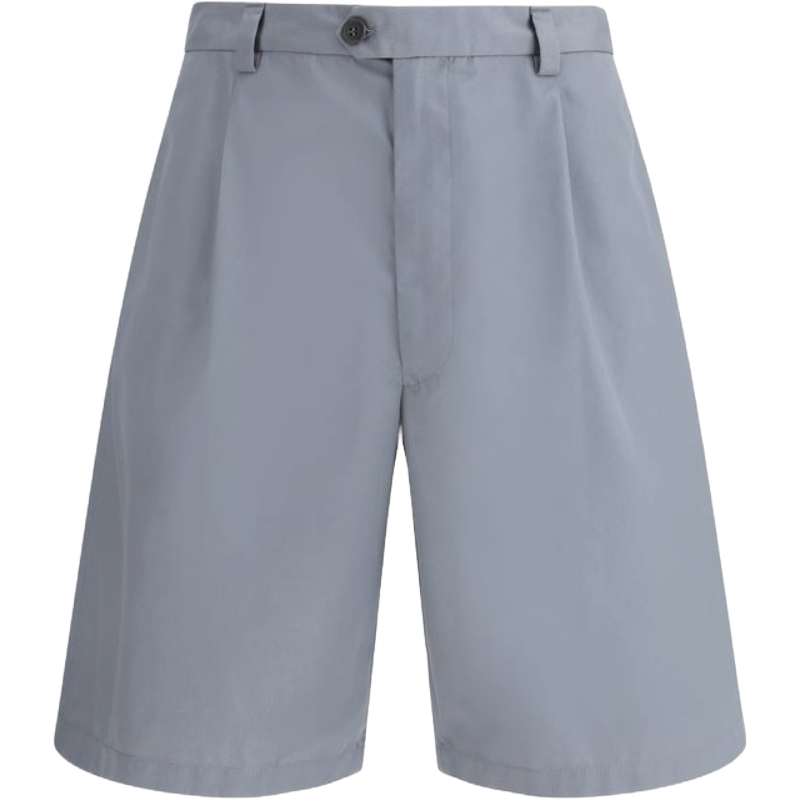 Prada Navy Cotton Shorts: Effortless Luxury for Elevated Summer Style