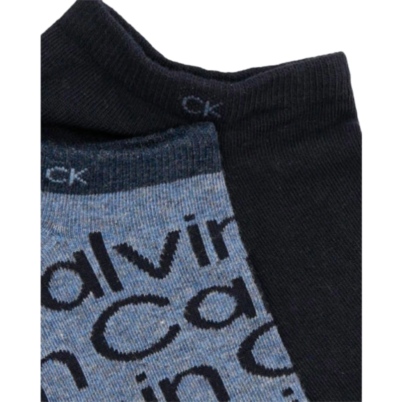 Calvin Klein Blue Cotton Sock for Elegant Everyday Luxury