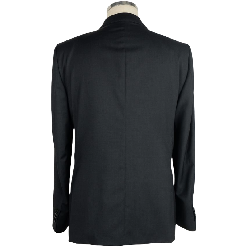 Milano Black Wool Suit - Timeless Elegance Redefined
