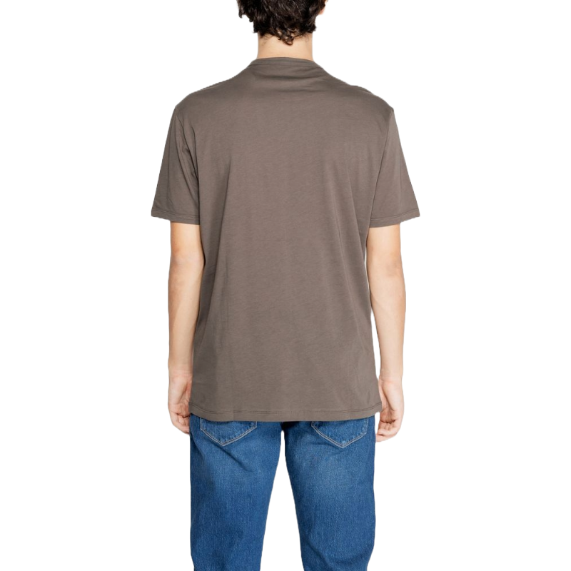 Armani Exchange White Cotton T-Shirt for Effortless Elegance
