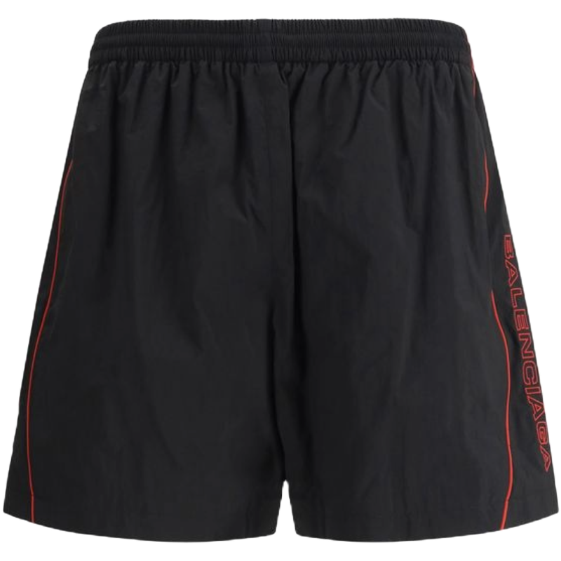 Balenciaga Black Cotton Tracksuit Shorts for Elevated Street Style