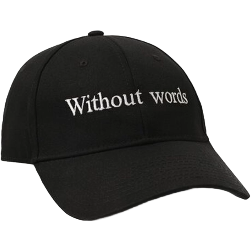 Diego Venturino Black Cotton Cap with Embroidered Logo