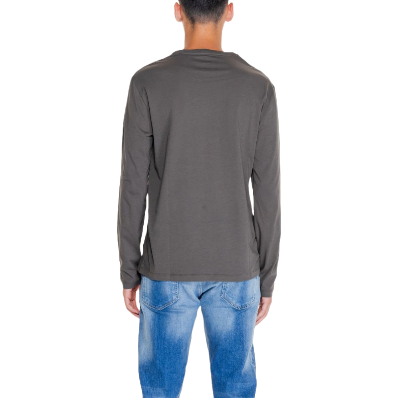 Armani Exchange Refined Green Cotton Shirt
