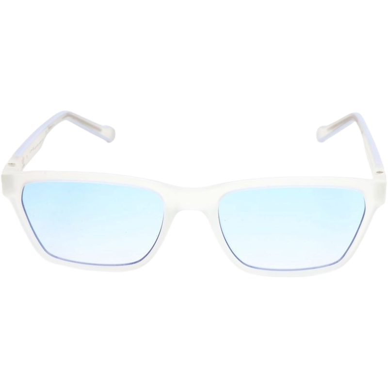 Adidas Transparent Acetate Sunglasses With Red Lenses