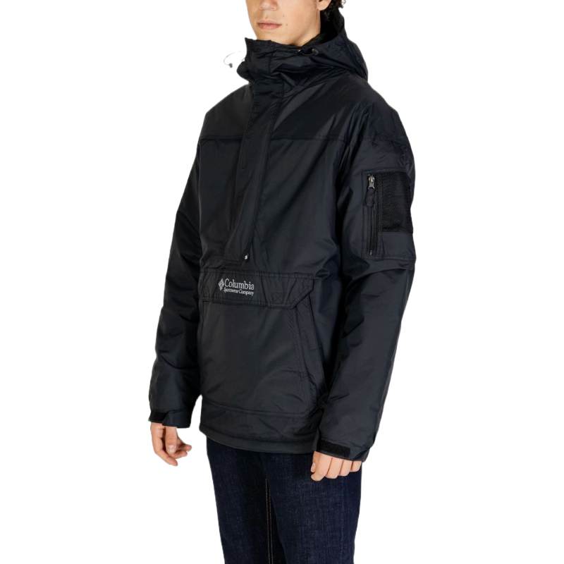Columbia Black Nylon Jacket: Luxe Performance Outerwear Redefined