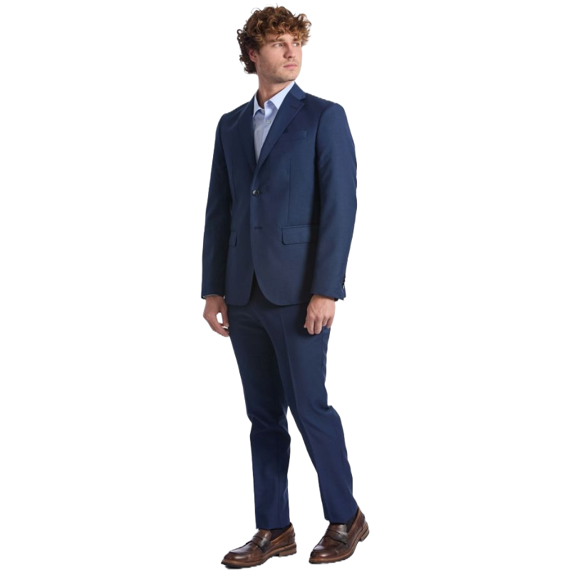 Armani Blue Premium Wool Suit - Exquisite Italian Tailoring