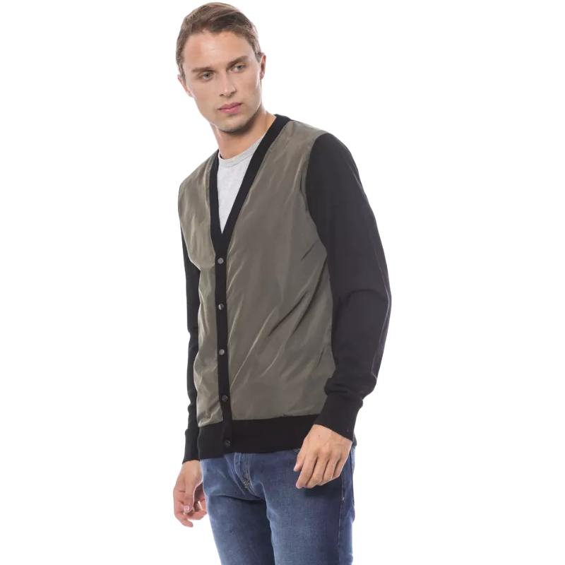 Verri Multicolor Wool Cardigan for Elevated Style