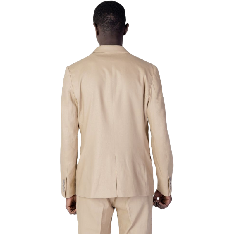 Antony Morato Beige Linen Suit for Effortless Elegance and Versatility