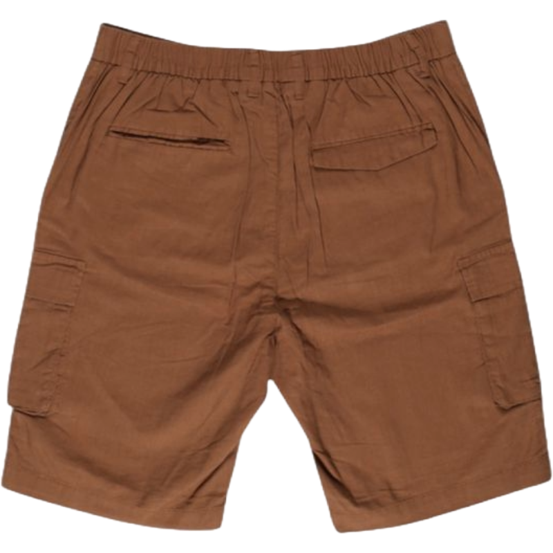 Hamaki-Ho Brown Linen Shorts - Effortless Sophistication