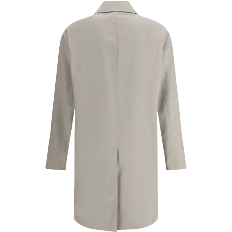 Burberry White Cotton Breasted Coat: Timeless Elegance Redefined