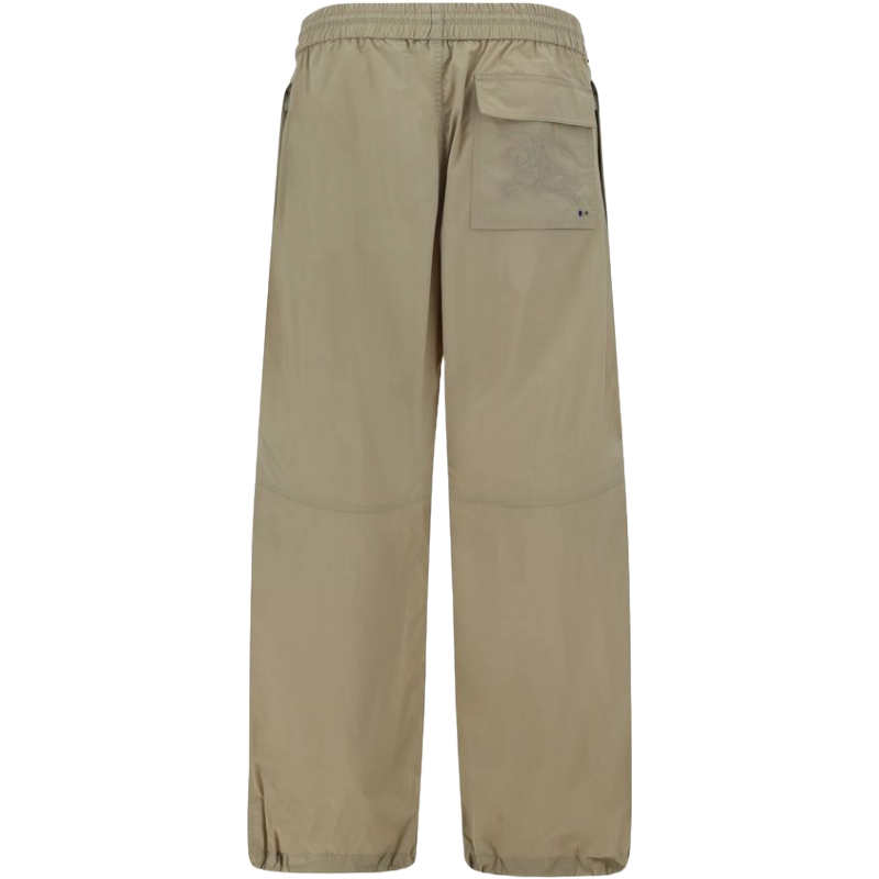 Burberry Beige Cotton Cargo Pants for Elevated Casual Elegance