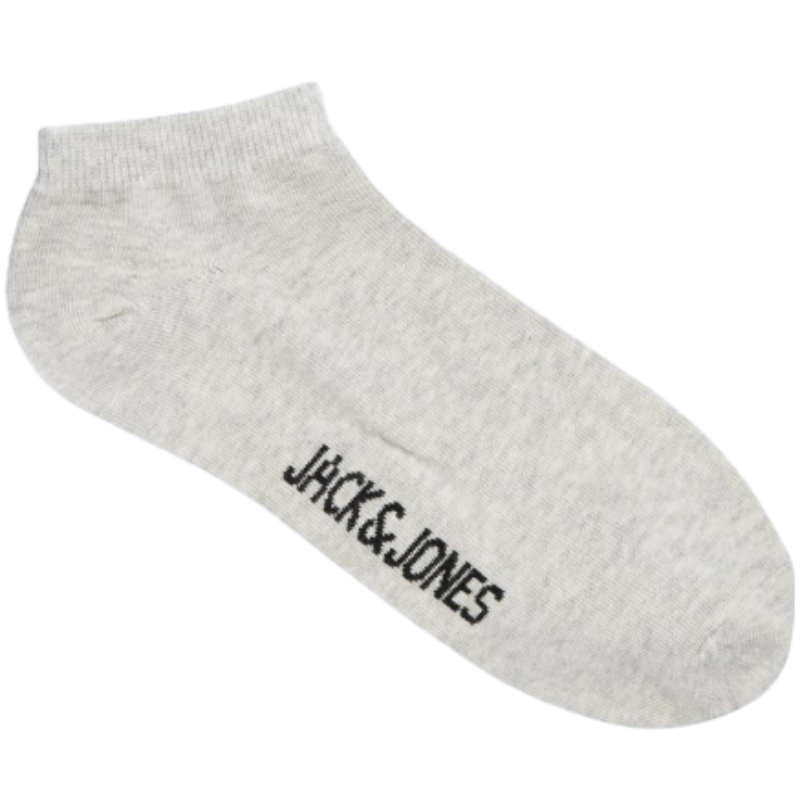 Jack & Jones Gray Cotton Sock - Elevate Everyday Elegance
