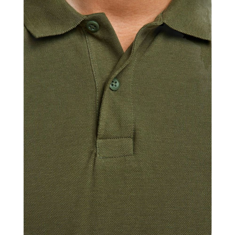 Jack & Jones Green Cotton Polo Shirt for Effortless Elegance