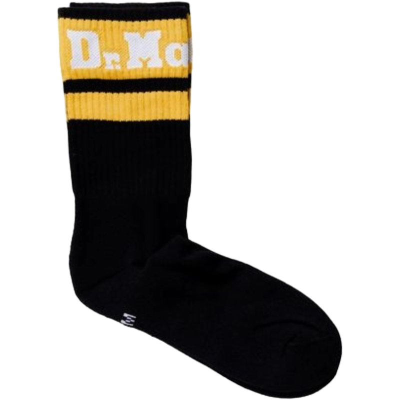 Dr. Martens Black Cotton Sock - Timeless Luxury Footwear Essential