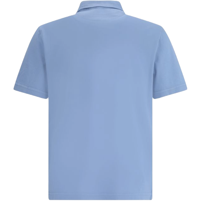Prada Elegant Baby Blue Cotton Polo Shirt