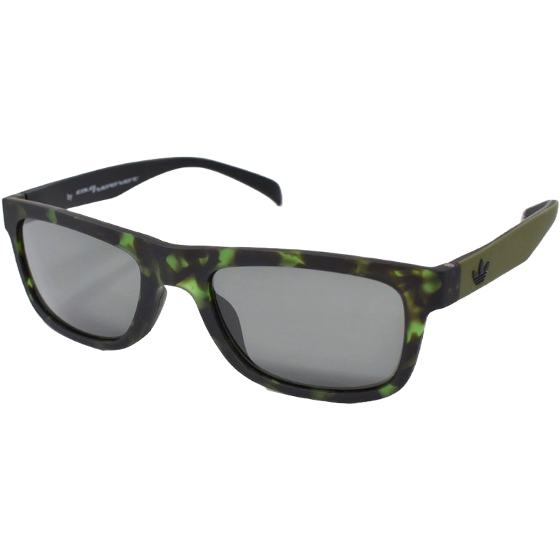 Adidas Brown Acetate Sunglasses with Green Lenses