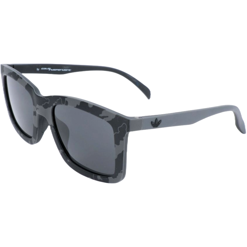 Adidas Brown Acetate Sunglasses with Striking Red Lenses