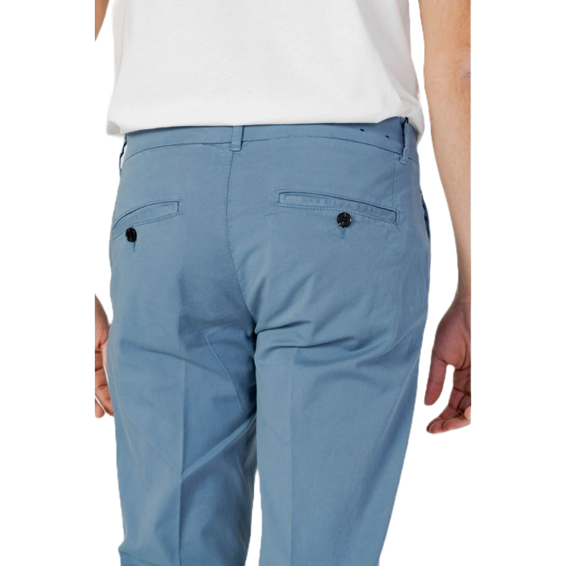 Antony Morato Blue Cotton Chinos for Elevated Elegance