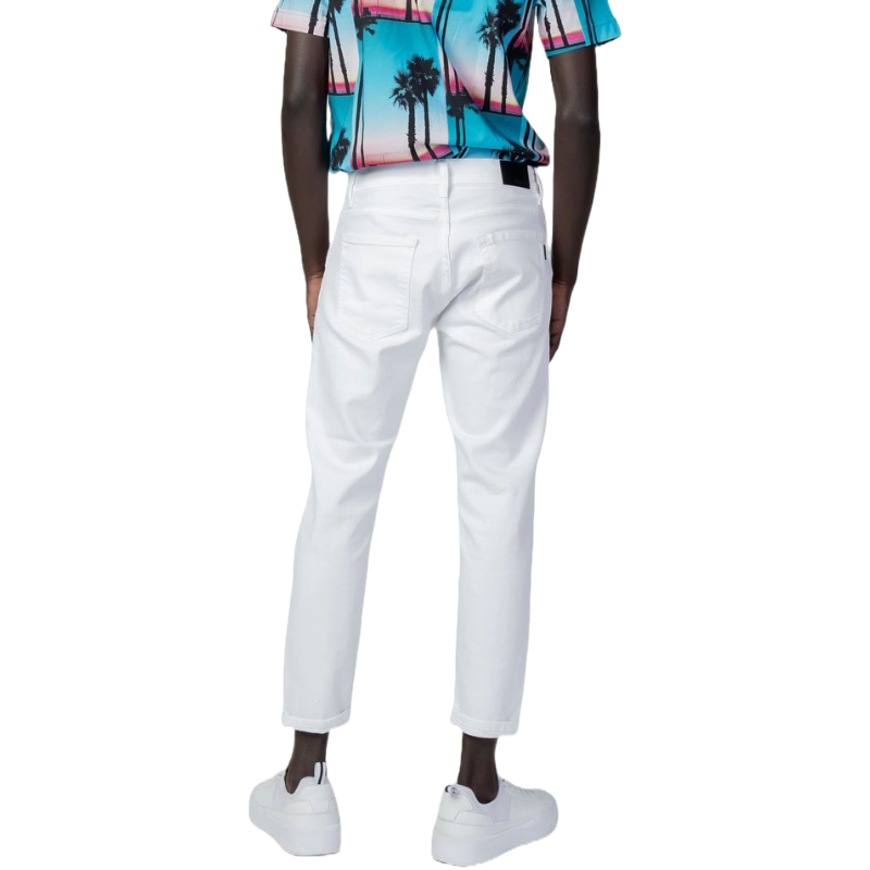 Antony Morato White Cotton Jeans for Distinctive Style