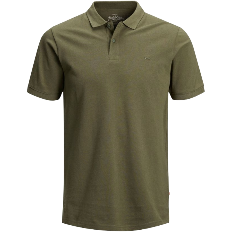 Jack & Jones Green Cotton Polo Shirt for Effortless Elegance