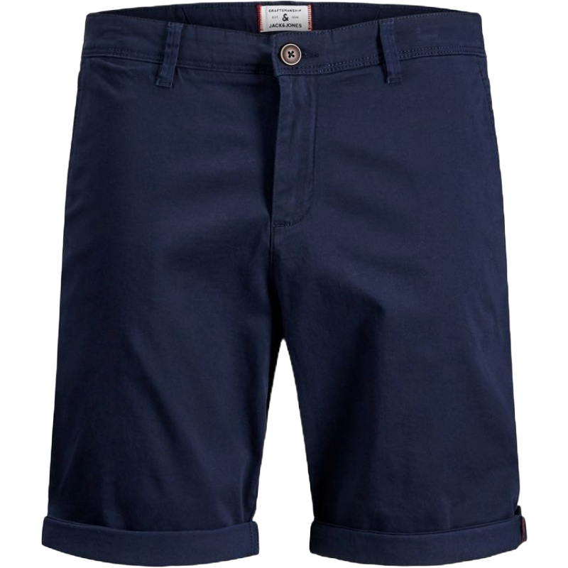 Jack & Jones Blue Cotton Shorts for Effortless Elegance