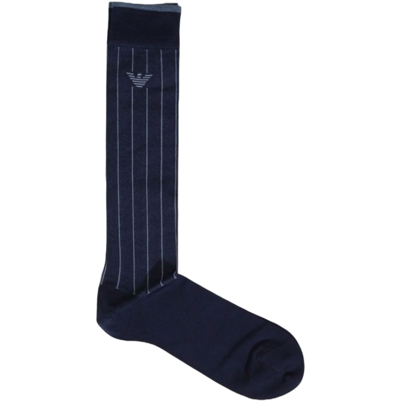 Emporio Armani Blue Cotton Sock - Elevated Elegance Essentials