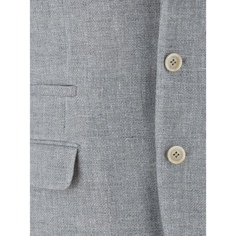 Brunello Cucinelli Beige Linen Blazer in Exquisite Linen Elegance