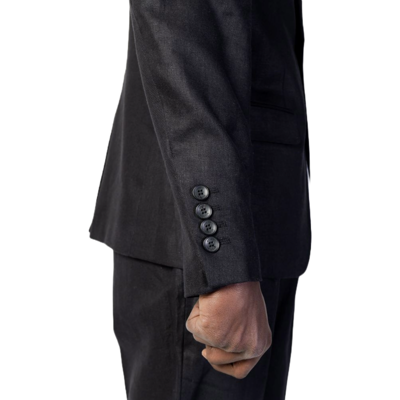 Antony Morato Black Linen Suit for Timeless Elegance and Style