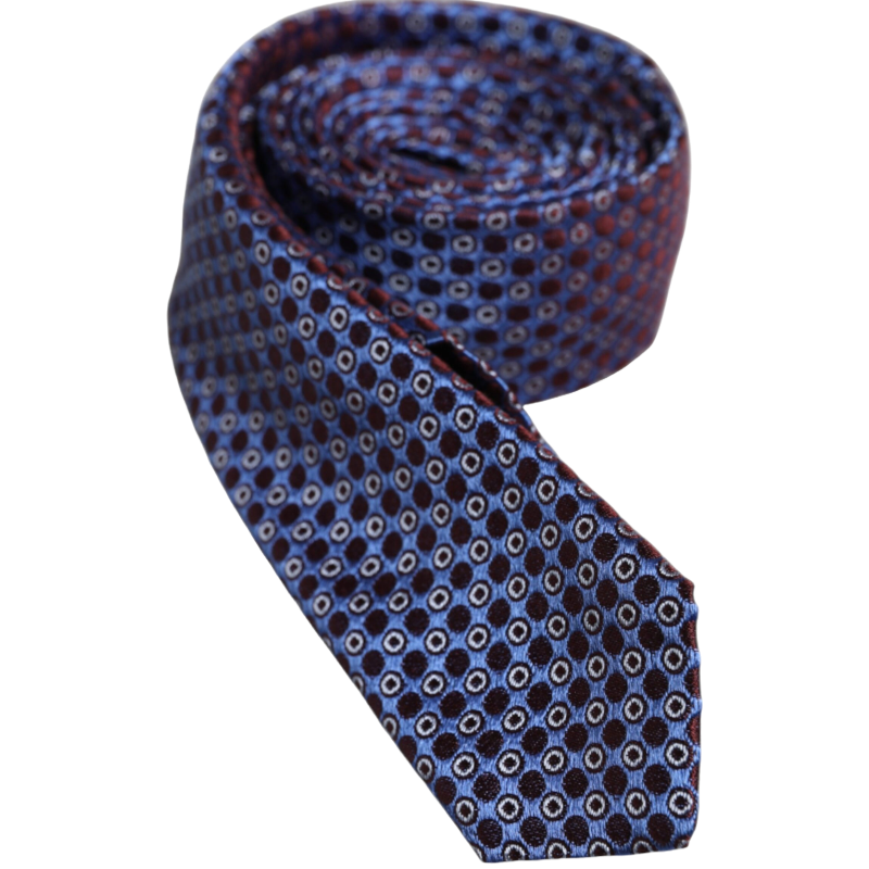 Dolce & Gabbana Blue Silk Adjustable Necktie Tie Elegance