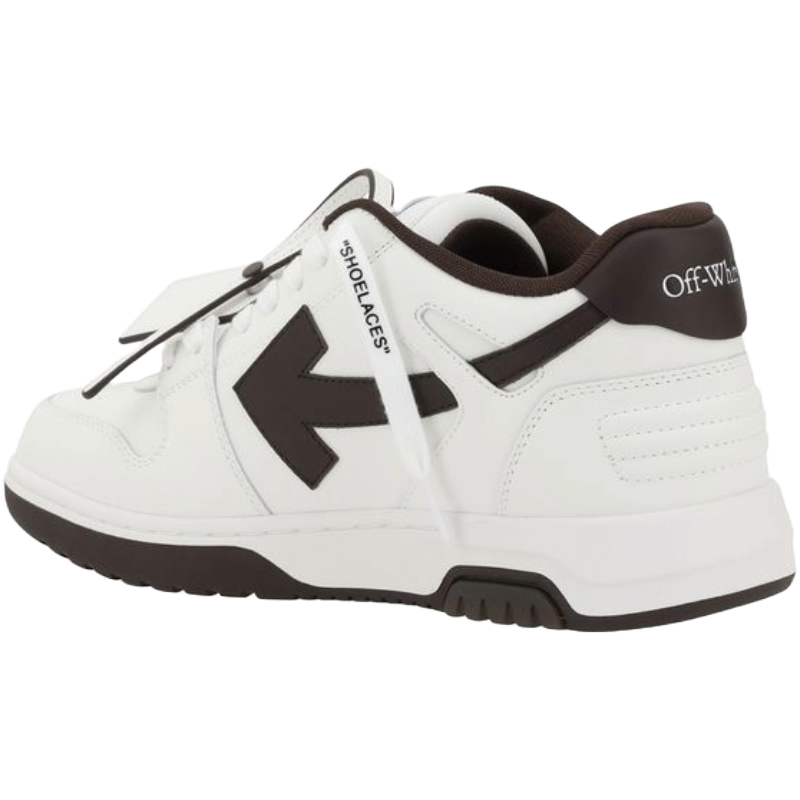 Off-White White Leather Out Of Office Sneakers for Elevated Street Style