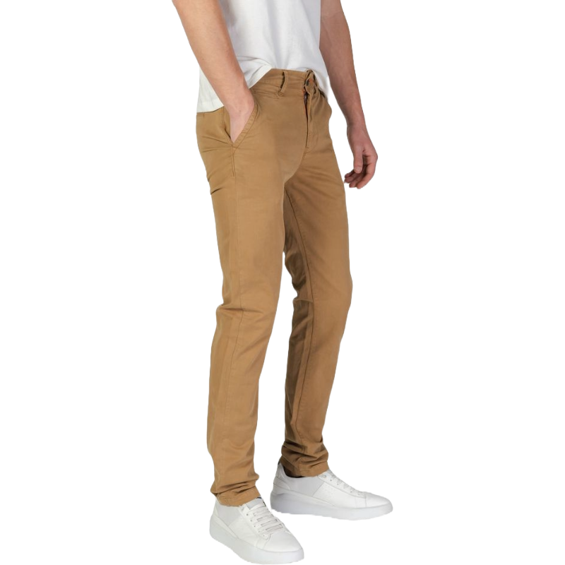 Superdry Beige Cotton Chinos for Effortless Elegance
