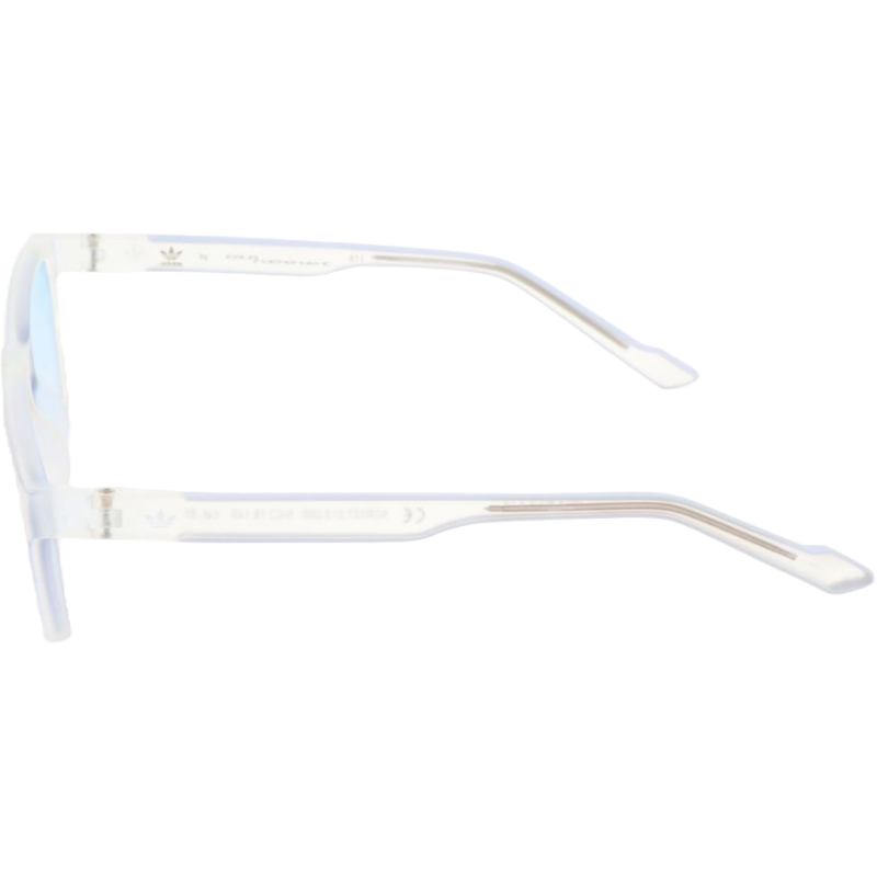 Adidas Transparent Acetate Sunglasses With Red Lenses