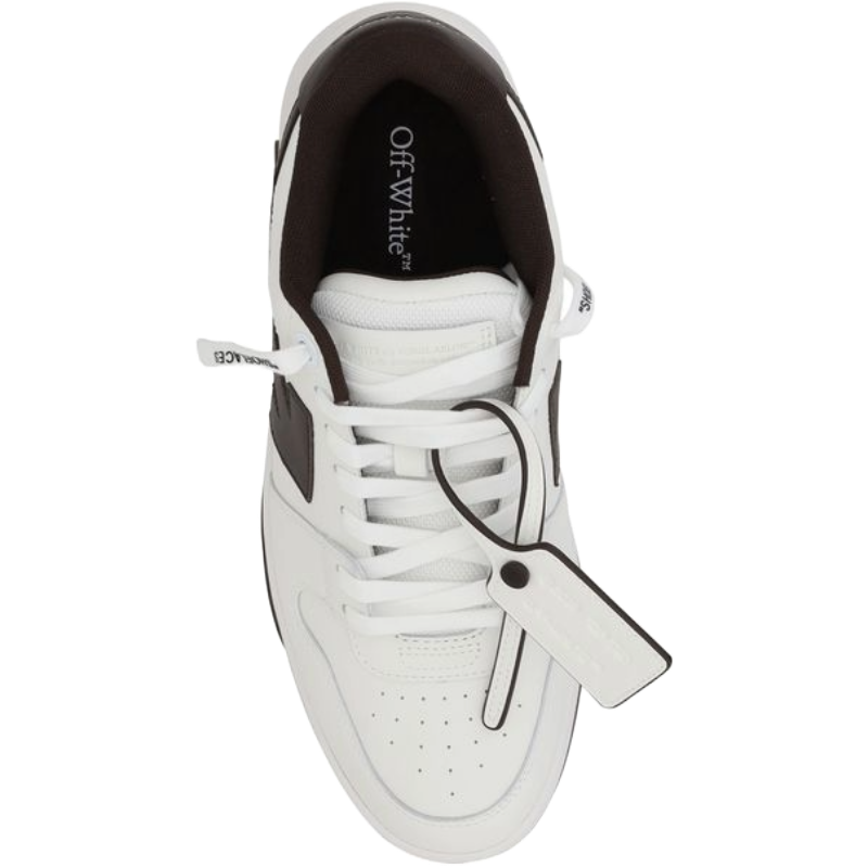 Off-White White Leather Out Of Office Sneakers for Elevated Street Style