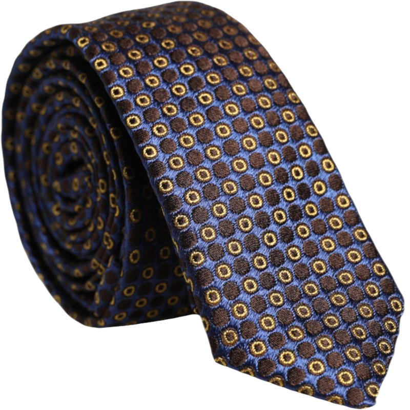 Dolce & Gabbana Brown Silk Adjustable Necktie Tie