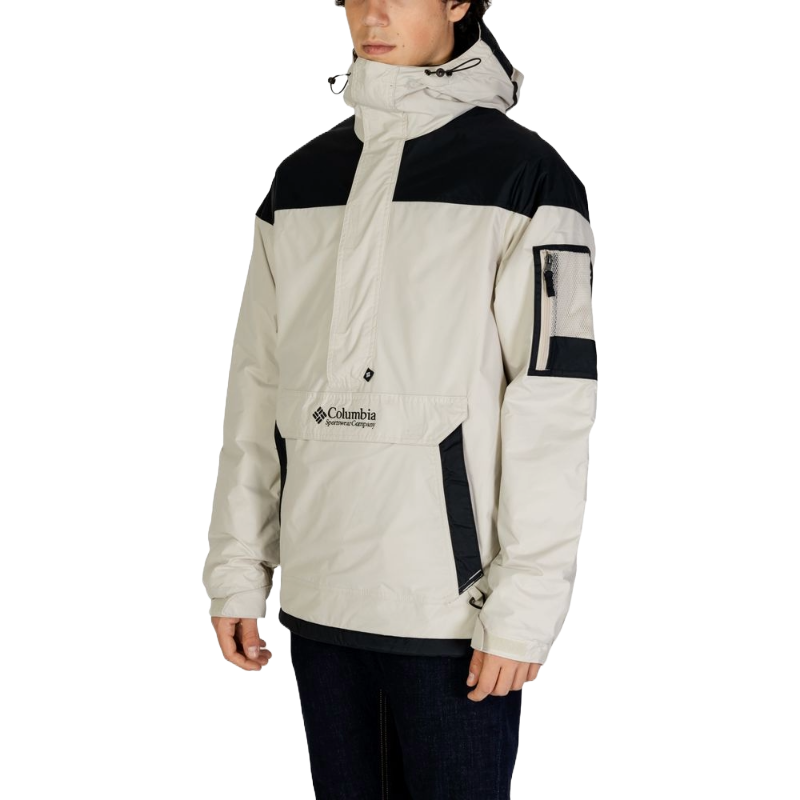 Columbia Gray Nylon Jacket: Elevated Outerwear for Sophisticated Style