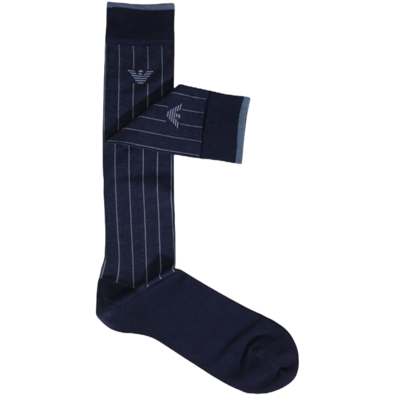 Emporio Armani Blue Cotton Sock - Elevated Elegance Essentials