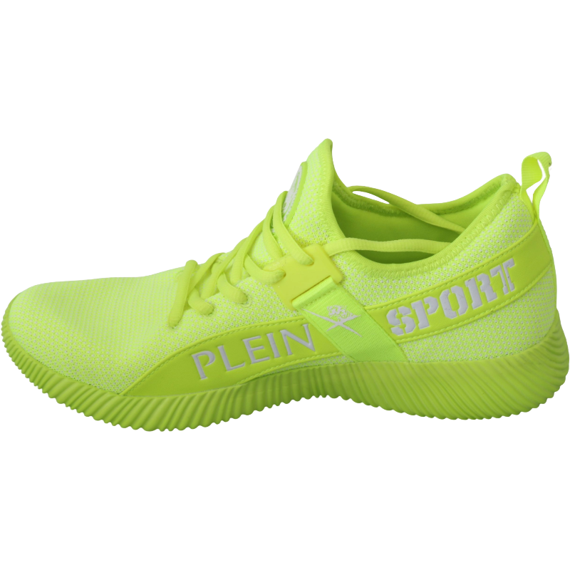 Philipp Plein Light Green Leather Sneakers for Elevated Style